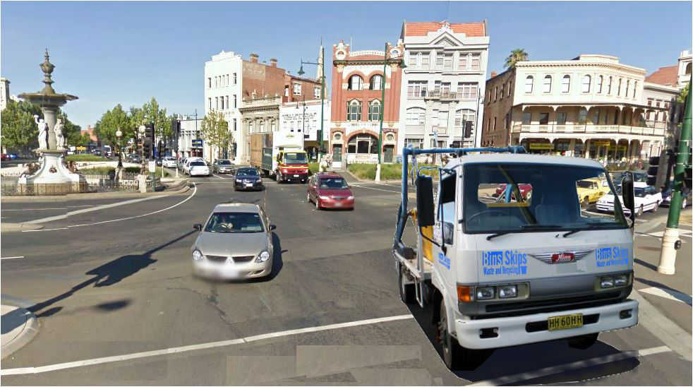 Bendigo Skip Bin Truck