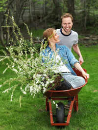 Man has no greater love than to fill a skip bin for his sweetheart