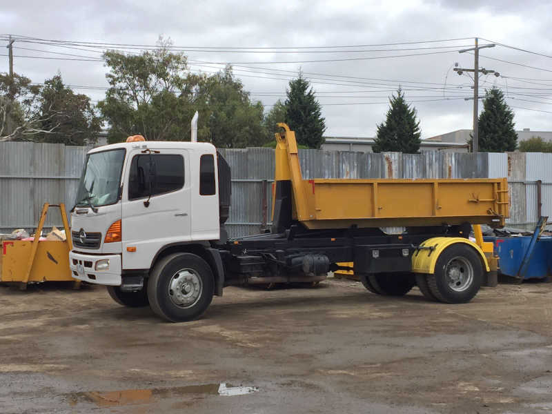 Hook-Lift Trucks ready to deliver hook lift bins in Lane Cove