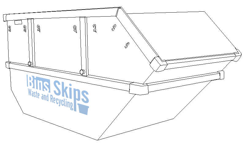 Cutaway Skip Bin