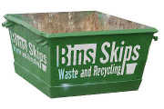  2.0m³ Skip Bin ideal for disposing of small quantities of heavy waste