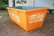 4m skip bin without a door or ramp