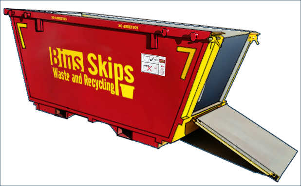 4.0m³ Skip Bin with drop down door