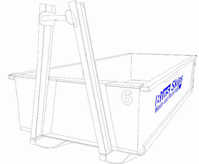 6m Hook Lift Bin