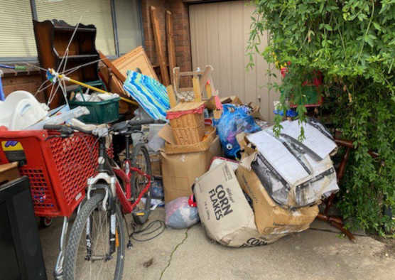 General Light Waste with Furniture, timber items and bike.