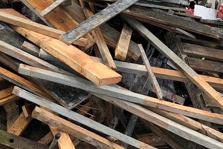 Rockingham Skip Bins are good for timber