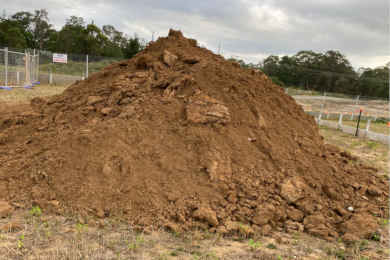 Here is our dirty little secret we will take unwanted items for recycling including junk and soil to be recycled
