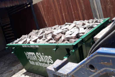 Bricks and concrete only for recycling is good for building sites at the best price
