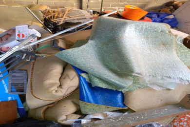 skip bin hire required for rubbish removal