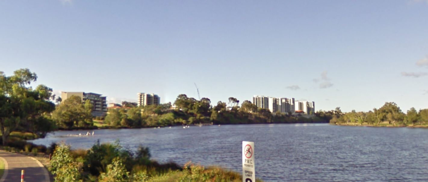 Looking Down the Swan River towards Perth
