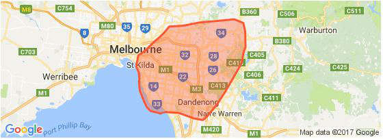 Melbourne Eastern Suburbs Skip Hire Area